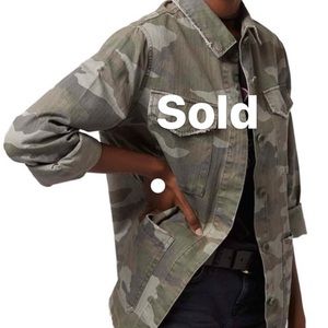 Camouflage top shop utility jacket
